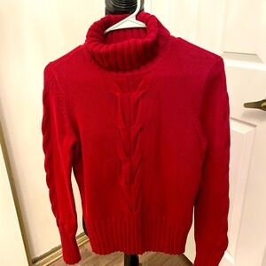 Maroon Turtleneck Sweater Size M